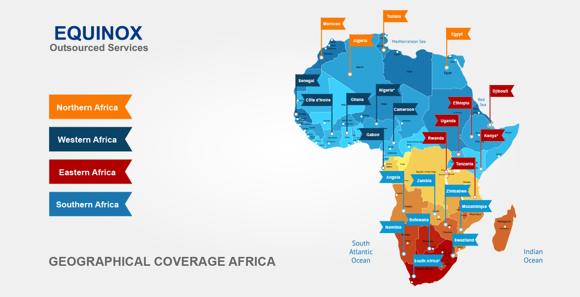 Geographical Coverage Africa